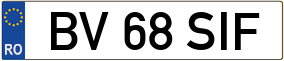 Truck License Plate